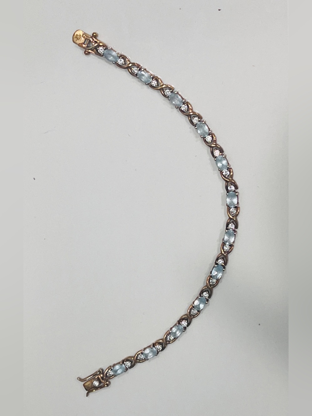 DBJ 925 & Blue Topaz Bracelet